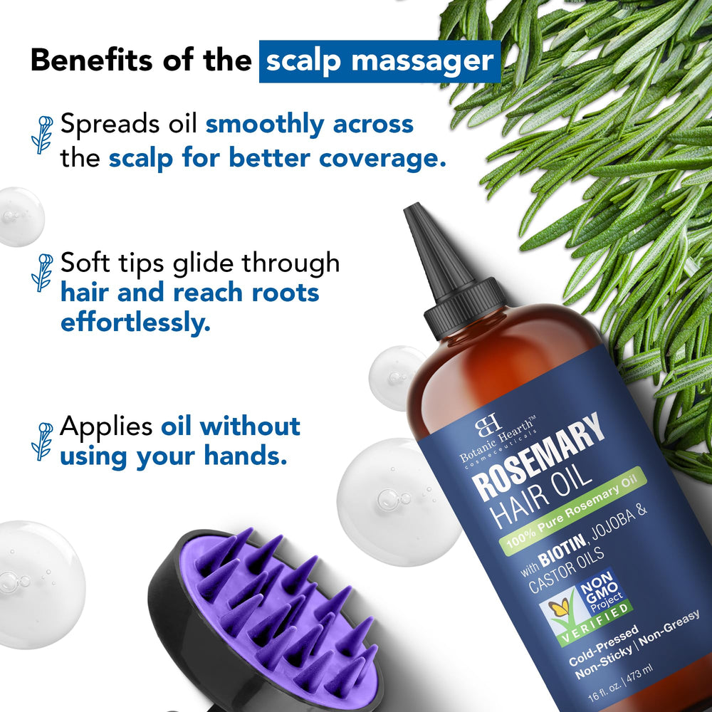 Botanic Hearth rosemary oil amber bottle protecting potency.