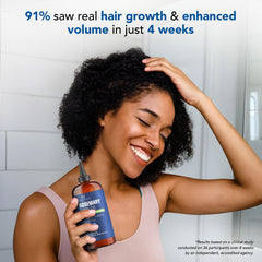 Botanic Hearth rosemary oil pour shows mess-free flow for easy scalp care.