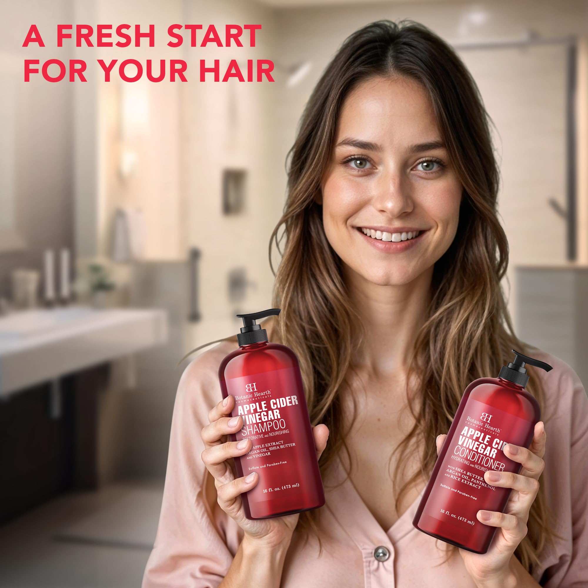 Botanic Hearth shampoo ingredients apple extract and argan oil for nourished strands