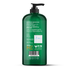 Botanic Hearth Tea Tree Body Wash tea tree oil closeup highlights natural scent