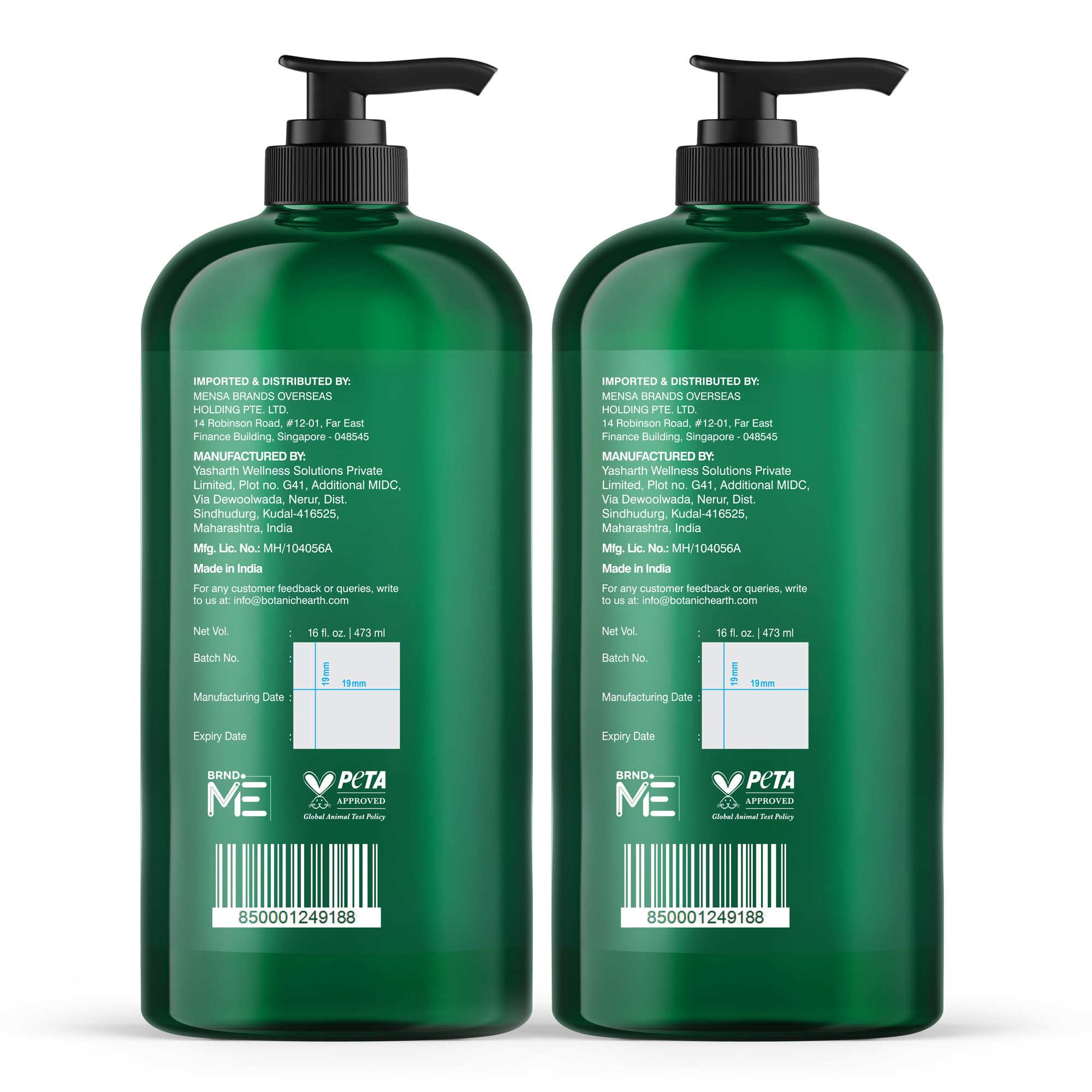 Botanic Hearth Tea Tree Body Wash USA-made badge signals quality and safety