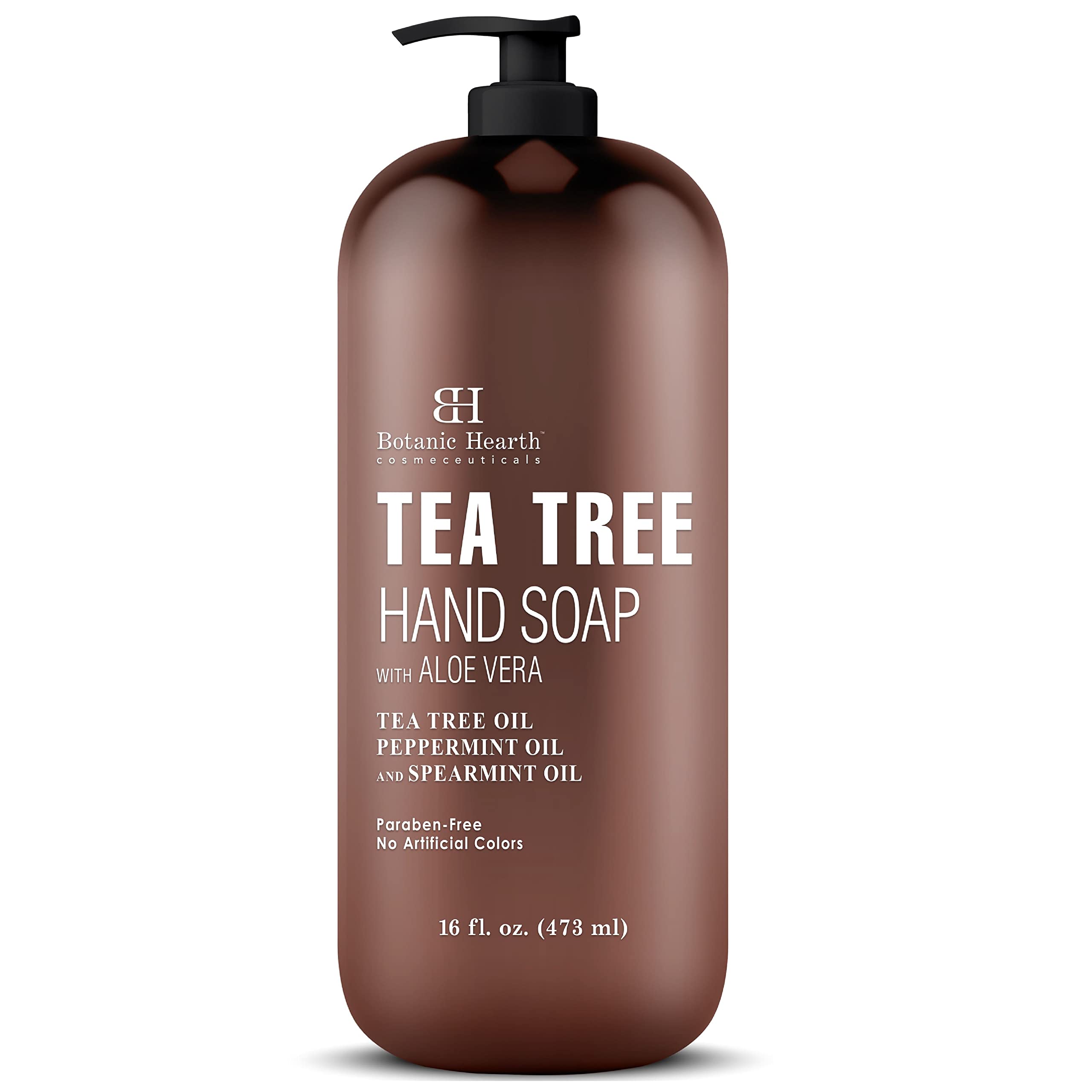 Botanic Hearth Tea Tree Hand Soap foam lather provides gentle cleansing with rich bubbles.