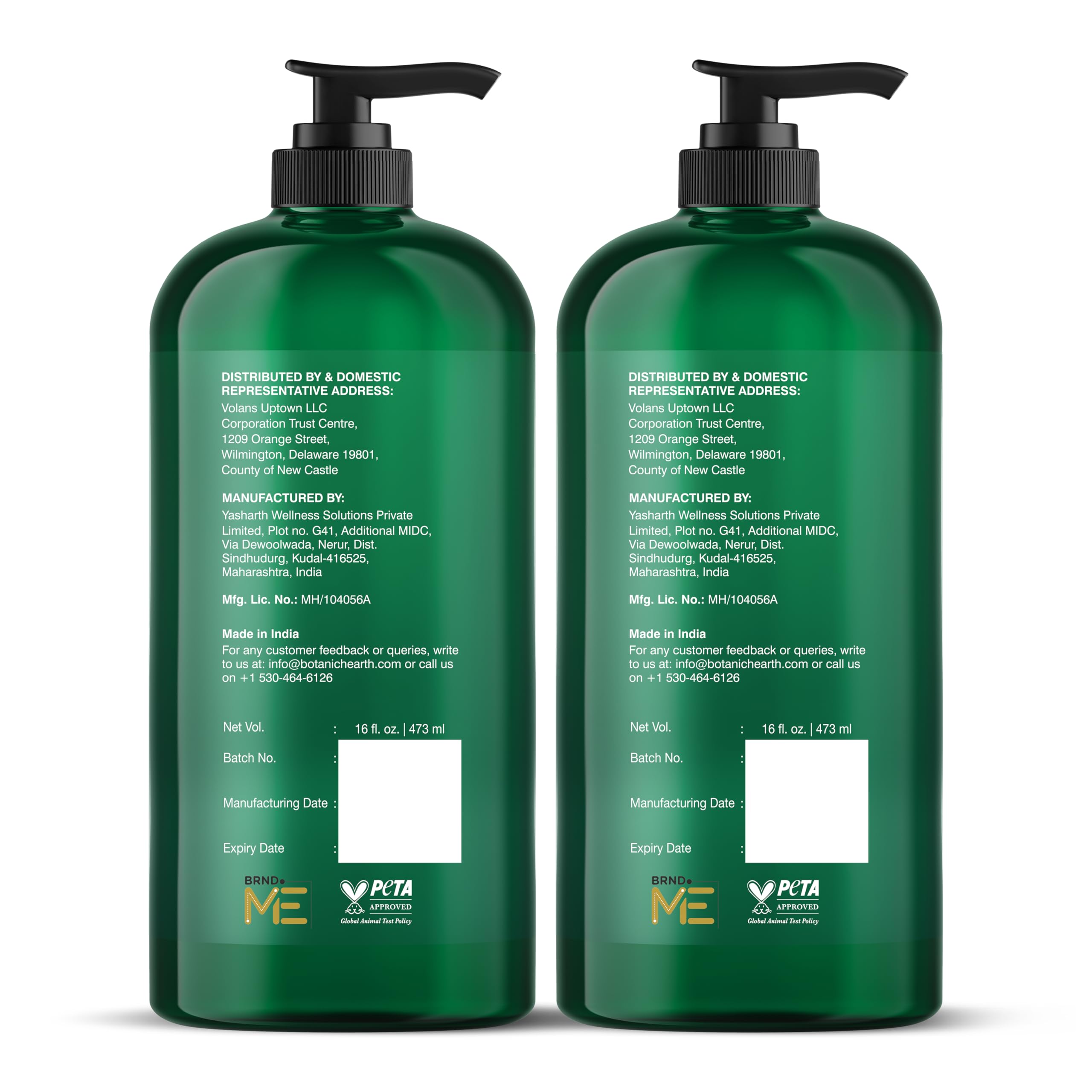 Botanic Hearth Tea Tree Set packaging with 16 oz bottles.