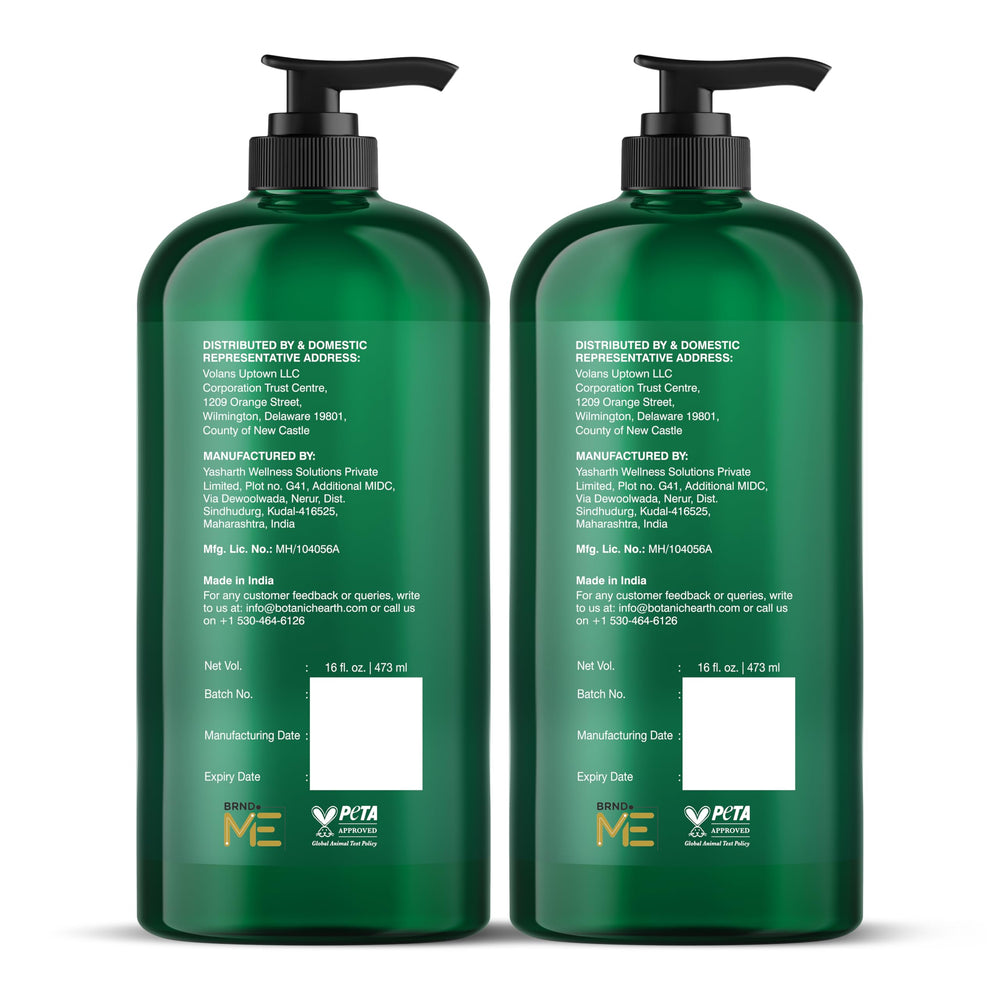 Botanic Hearth Tea Tree Set packaging with 16 oz bottles.