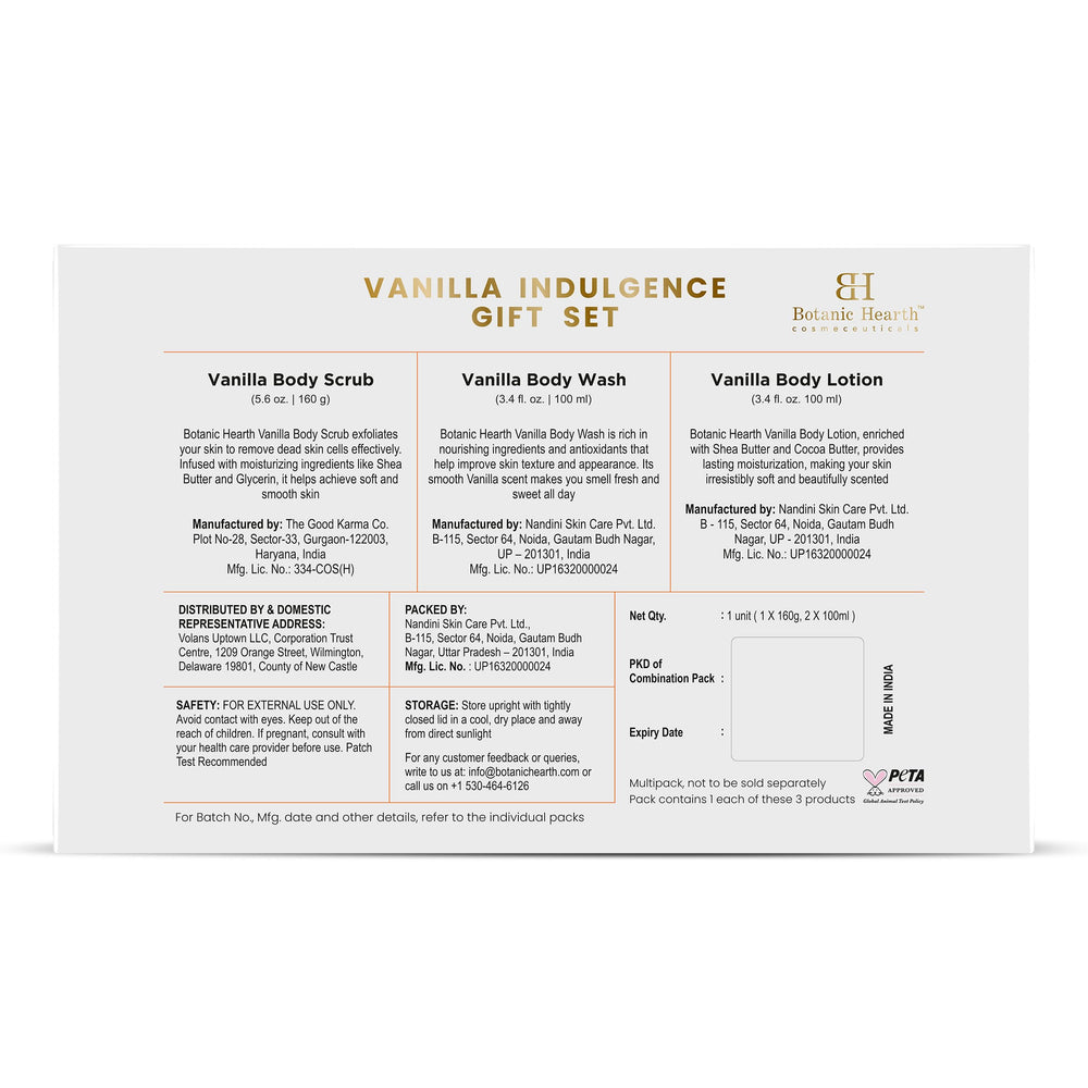 Botanic Hearth Vanilla Body Lotion bottle ready to moisturize with a non-greasy finish.