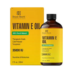 Botanic Hearth Vitamin E Oil glass bottle 2oz for deep moisturization
