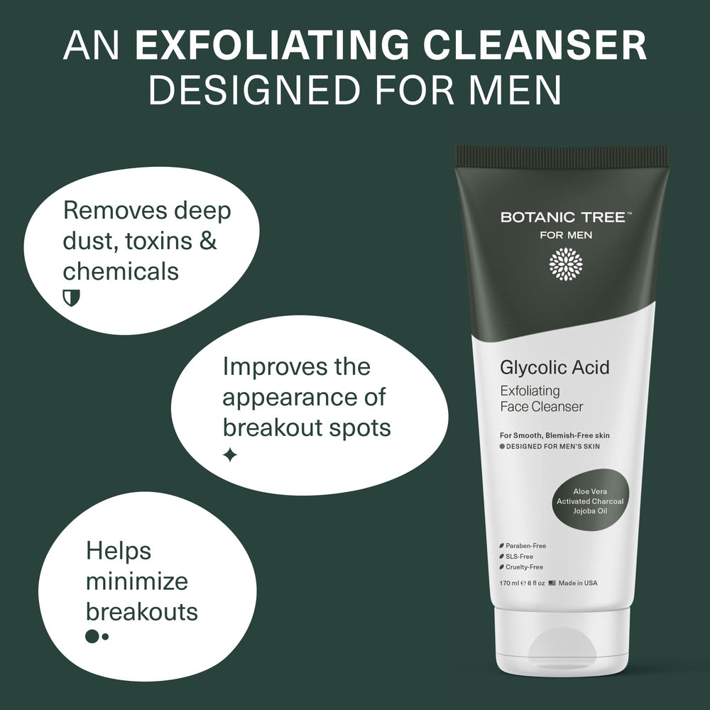 Botanic Tree Face Wash foam lather demonstrates gentle exfoliation and a clean feel