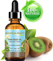 Botanical Beauty Kiwi Seed Oil dropper for precise application and smooth skin
