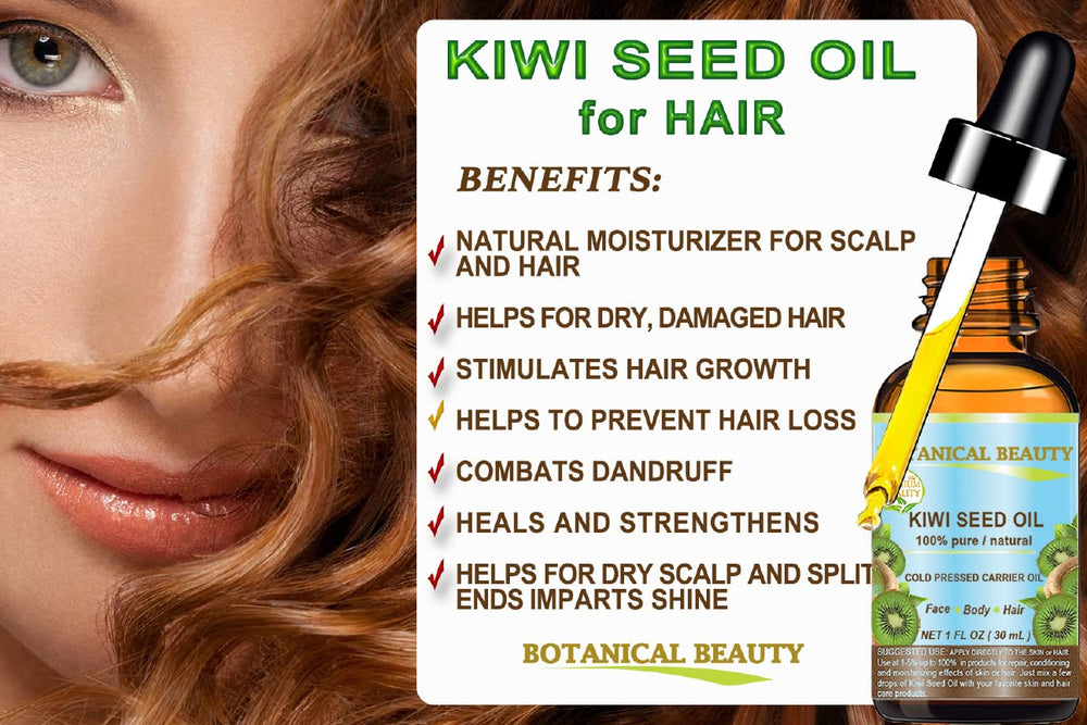Botanical Beauty Kiwi Seed Oil on skin delivers gentle hydration