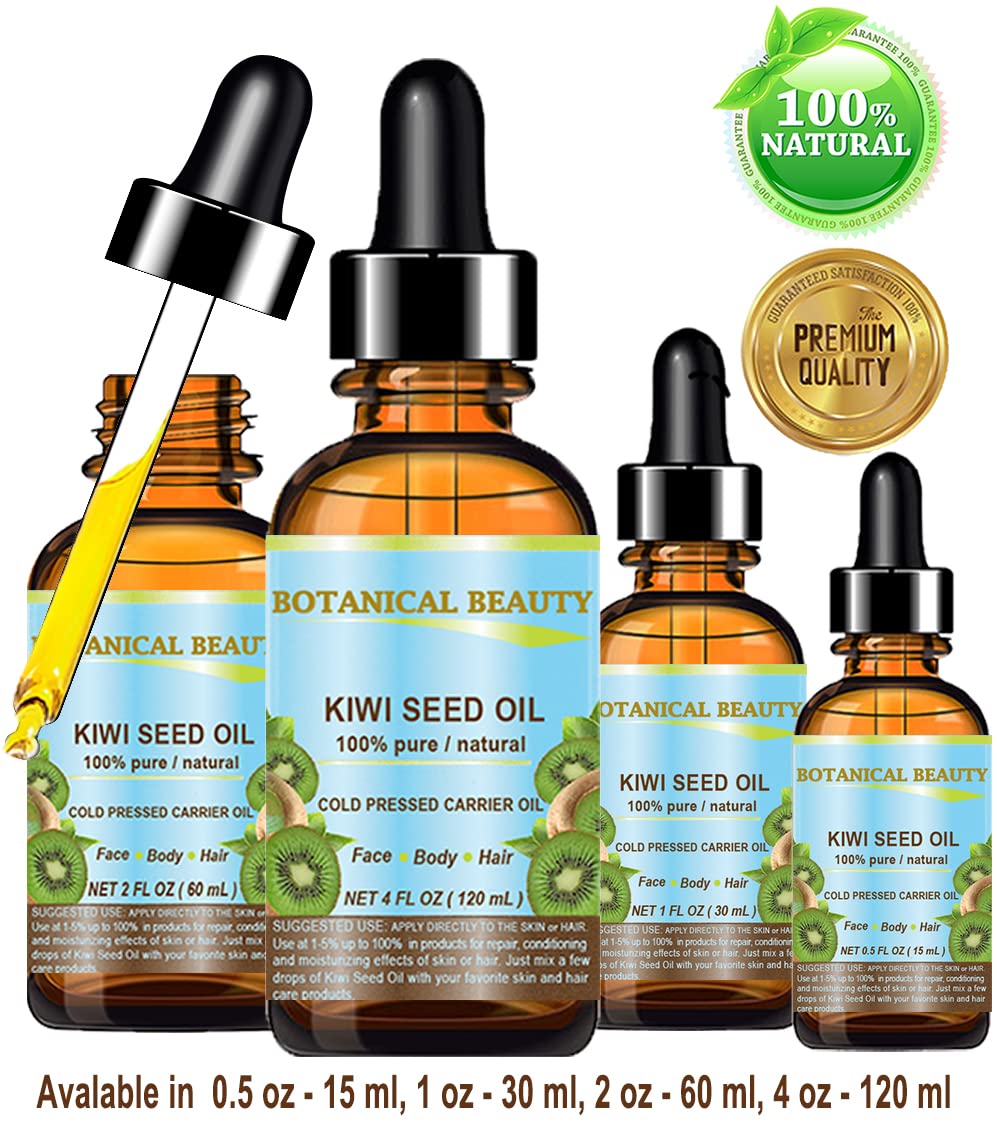 Botanical Beauty Kiwi Seed Oil pure cold-pressed for natural skincare