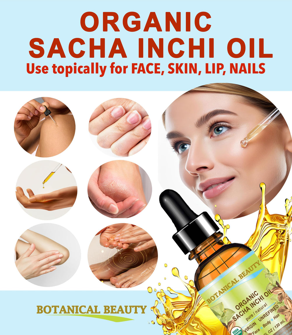 Botanical Beauty Sacha Inchi Oil body massage scene highlights soothing hydration.