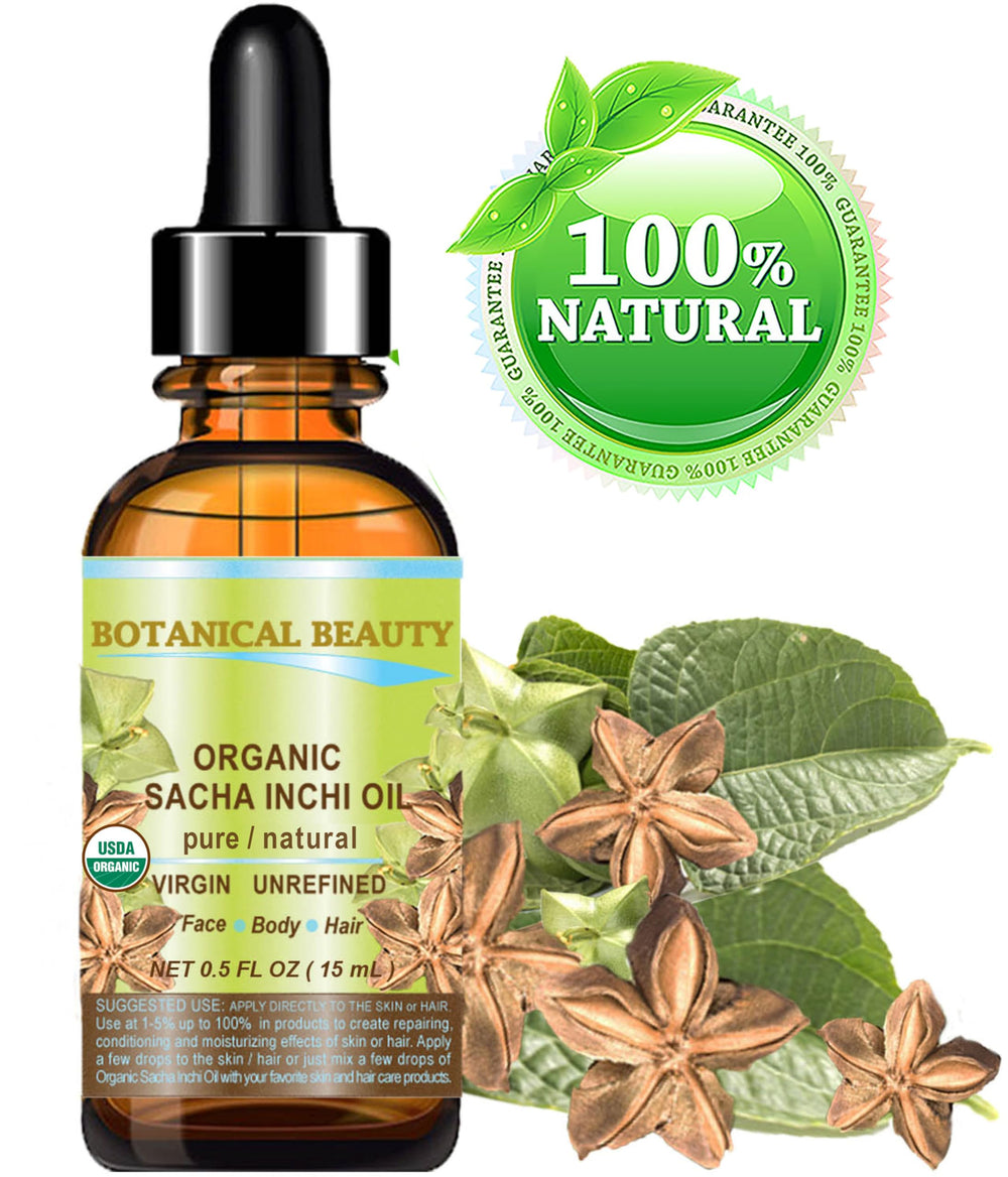 Botanical Beauty Sacha Inchi Oil face application demonstrates quick absorption.