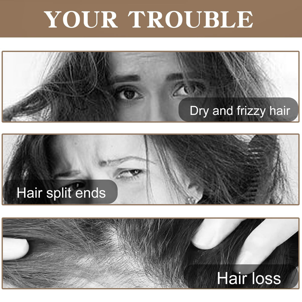 Botanix Batana Oil on scalp suggests soothing hydration potential.