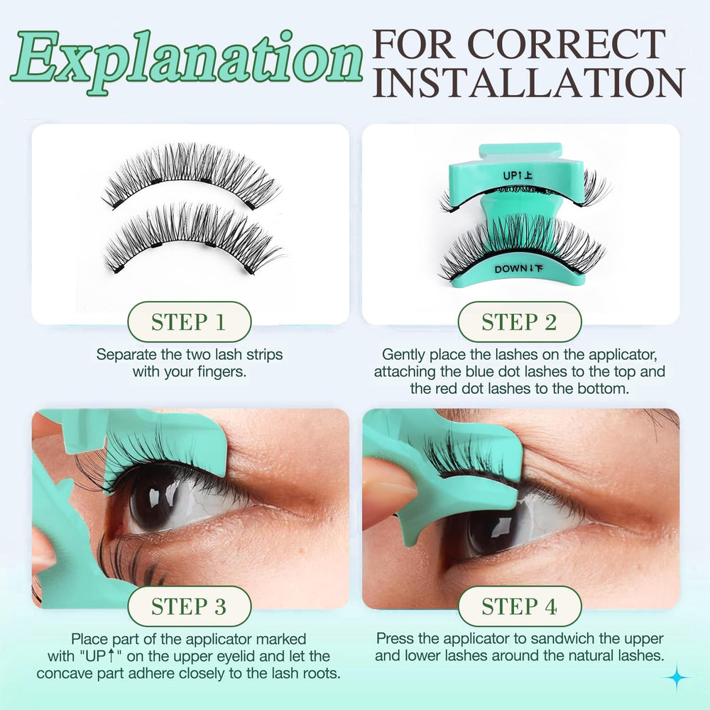 Botare glue-free lashes install in minutes for easy daily routines.