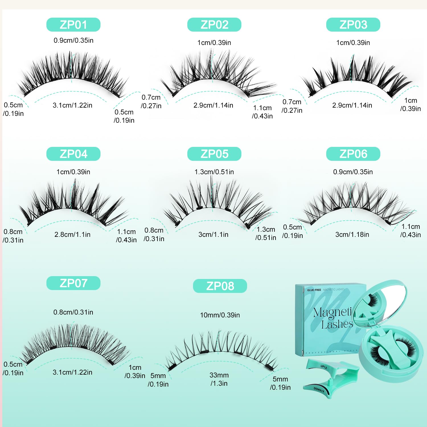 Botare portable lash kit case keeps lashes protected while traveling.