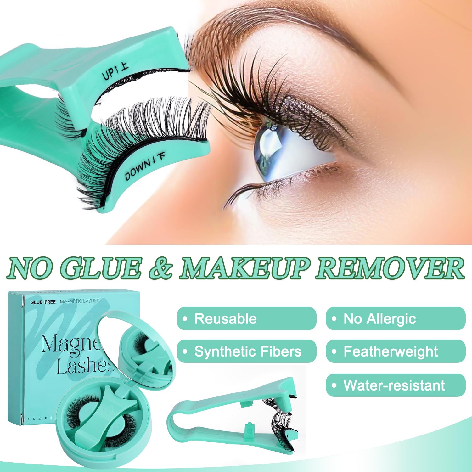 Botare waterproof lashes endure sweat and rain for all-day wear.
