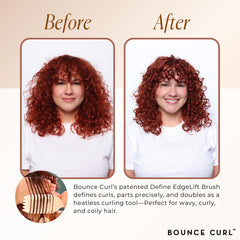 Bounce Curl Define EdgeLift Brush 4x-thick pad increases durability for longer use