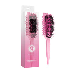 Bounce Curl Define EdgeLift Brush closeup showing defined curl clumps for smoother style