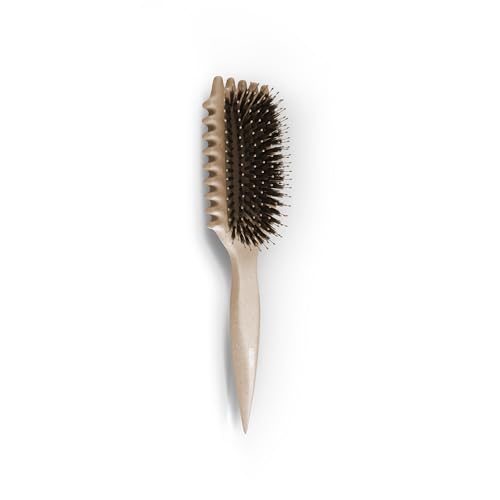 Bounce Curl Original Define EdgeLift Brush tan edge design closeup for precise curl separation.