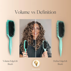 Bounce Curl vegan bristles teal provide volumizing lift with reduced frizz.