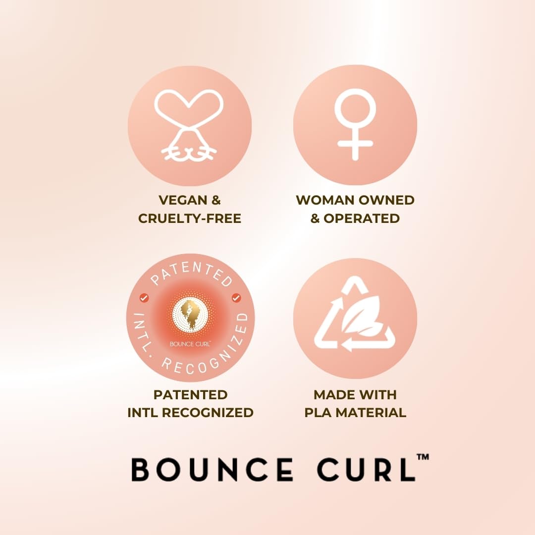 Bounce Curl Volume EdgeLift Brush handle detail highlights durable design.