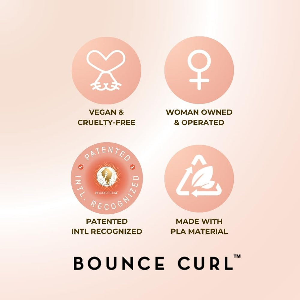 Bounce Curl Volume EdgeLift Brush handle detail highlights durable design.