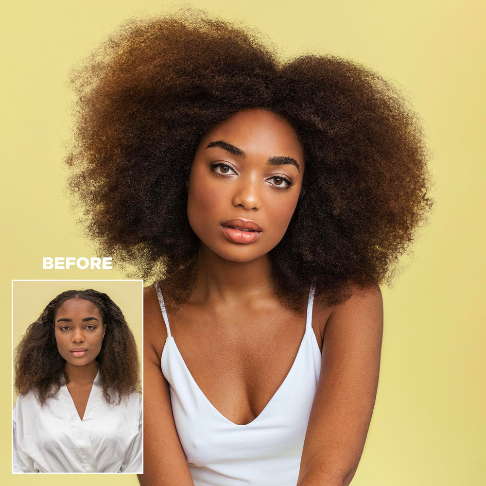Bounce.Me hair wash rinsing action captures refreshing scalp cleanse.