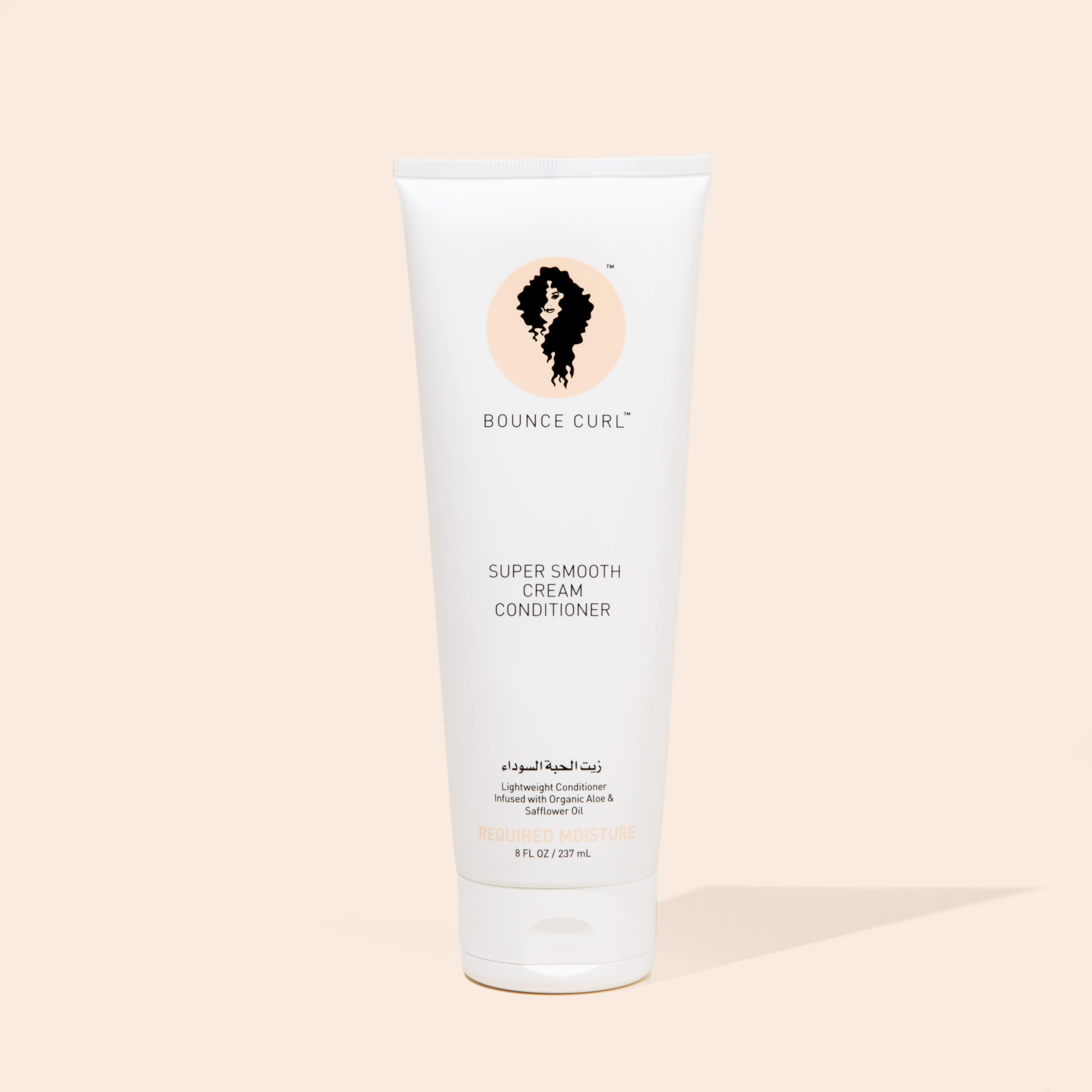 Bounce Curl packaging emphasizes color-safe vegan product for sustainable routines