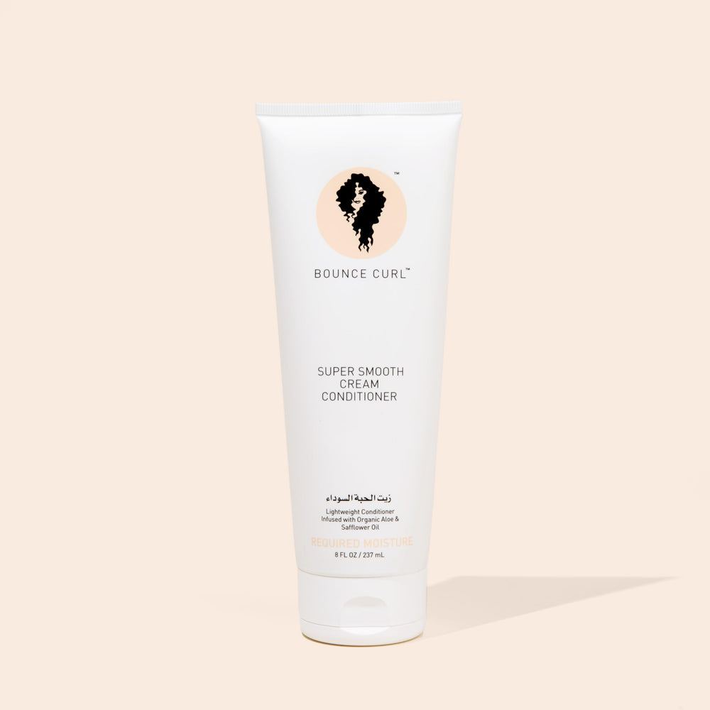 Bounce Curl packaging emphasizes color-safe vegan product for sustainable routines