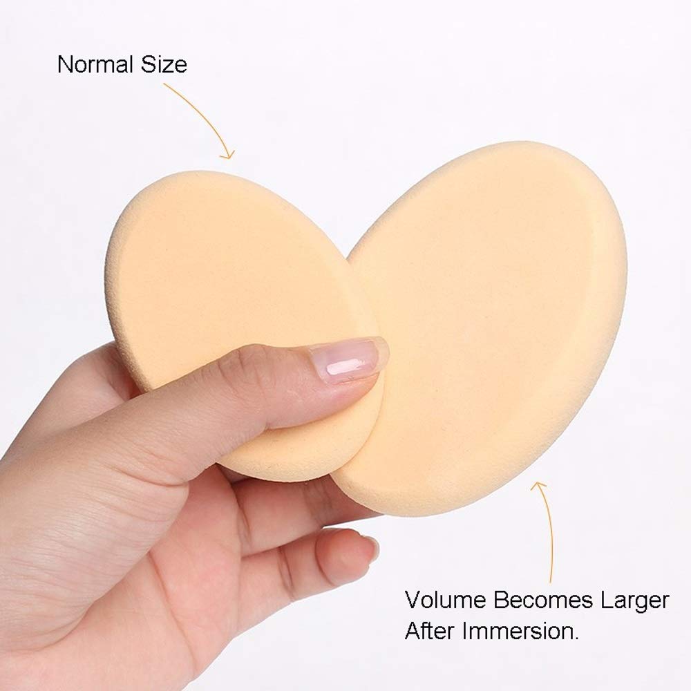 bouti1583 makeup egg wet-dry application demonstrates versatile sponge for liquid and cream products