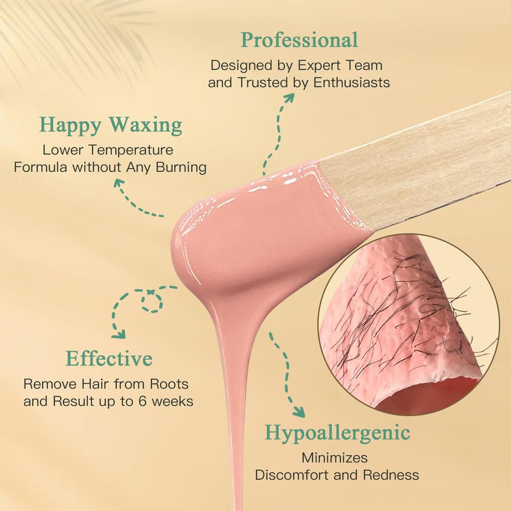 Bouvetan wax beads ideal for bikini-area hair removal with skin protection