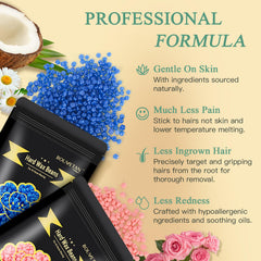 Bouvetan wax beads for face and eyebrows with gentle grip