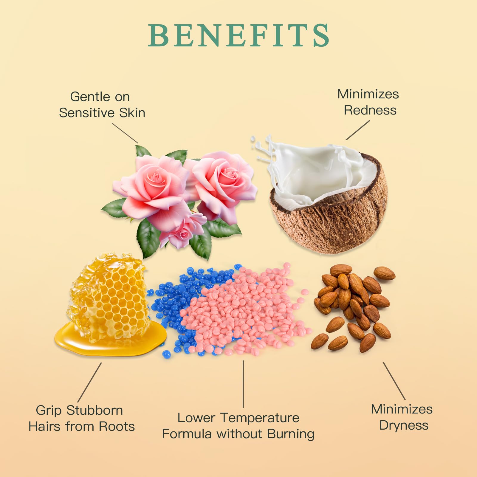 Bouvetan rose oil infused beads offering smoother skin and reduced redness