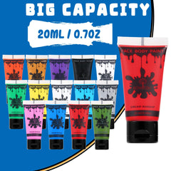 Bowitzki water-based face paint drying fast for quick stage looks