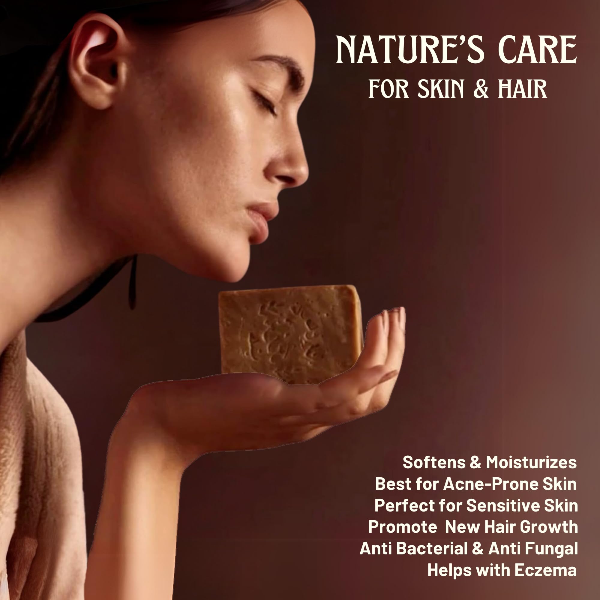 BOX 4 BODY Aleppo soap bar natural-purity highlights pure olive and laurel oils for gentle hydration.