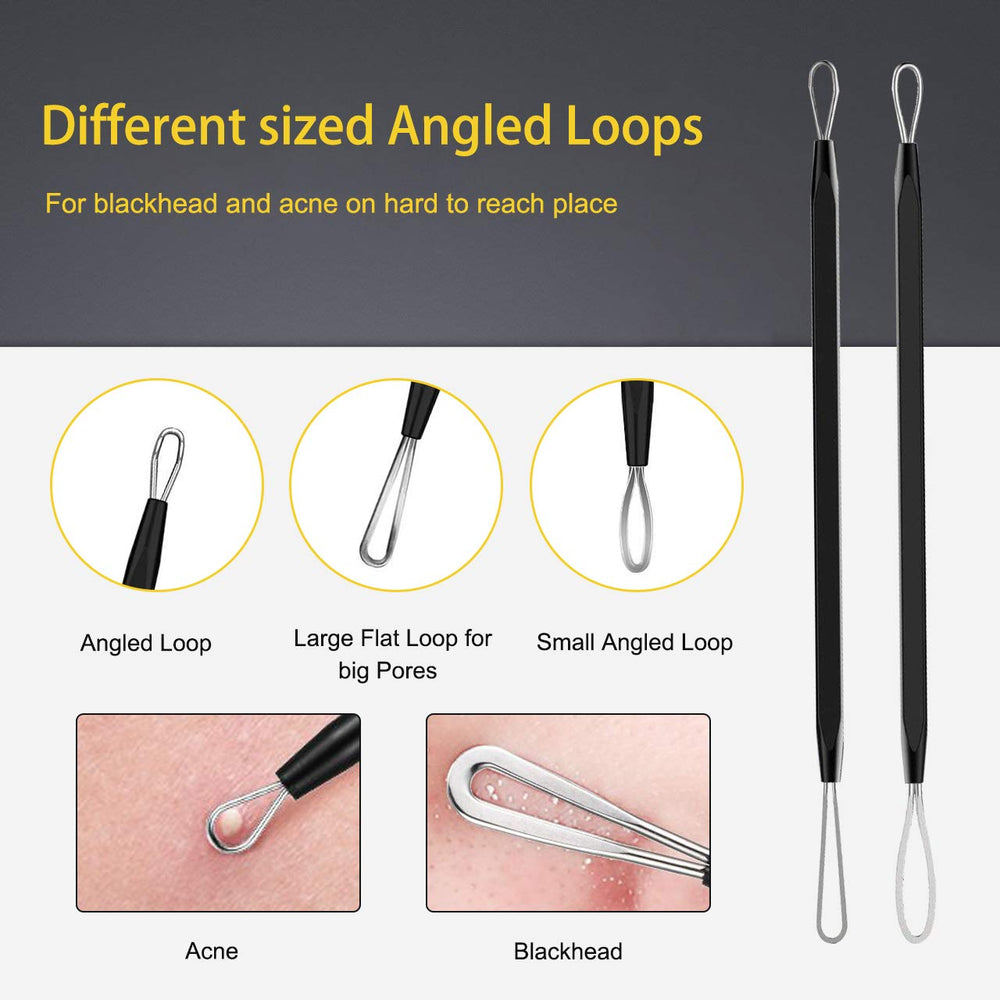 Boxoyx ten-piece blackhead remover set with varied tips for versatile extraction