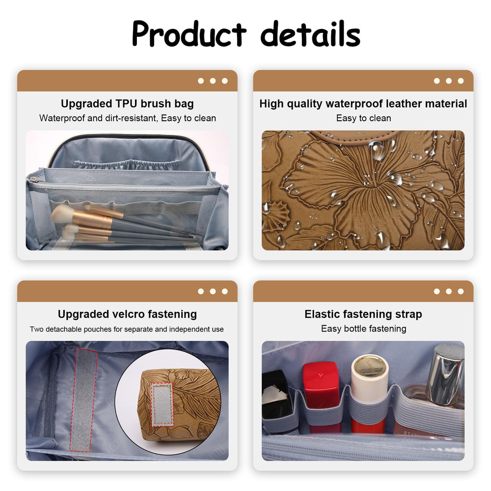 BOYATU detachable pouch with strap attachment for flexible storage on trips.