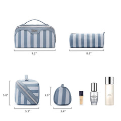 BOYATU PU leather travel bag blue material emphasizes durable waterproof exterior for travel spills