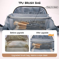 BOYATU waterproof vegan leather bag resists spills and stains.