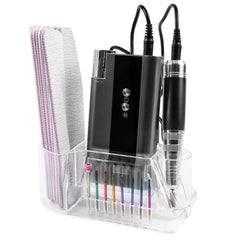 BQAN nail drill holder stand with 8 holes keeps tools organized for faster setups.