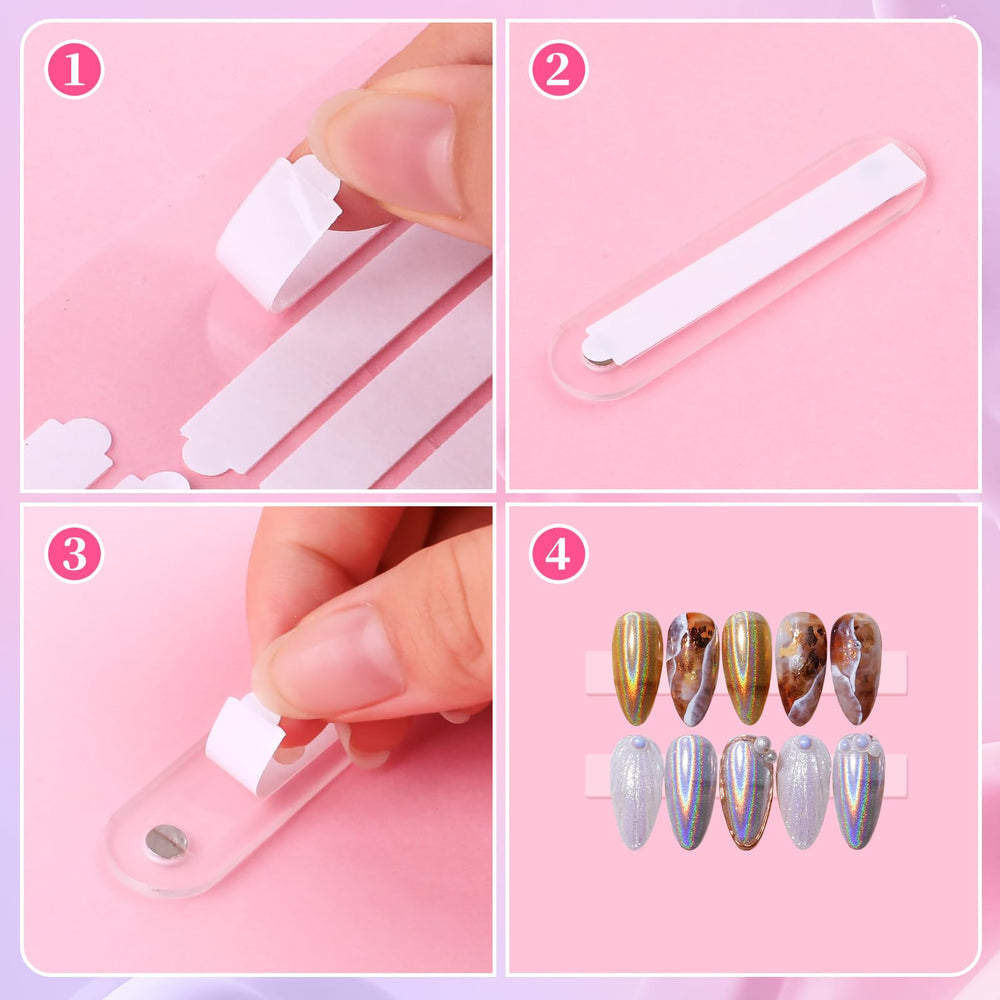 BQAN nail tape easy peel film feature for quick setup