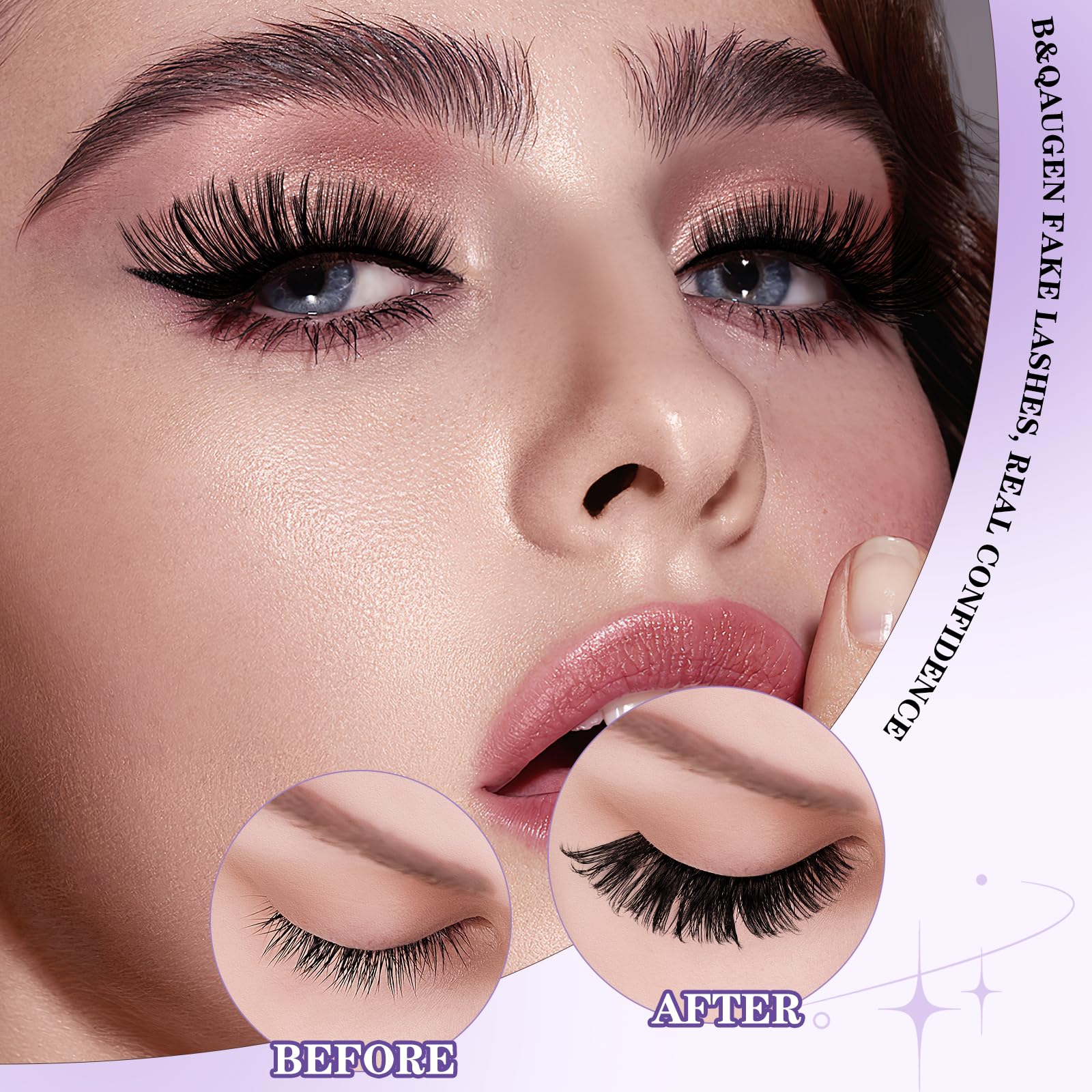 B&Qaugen 156-piece lash set—plenty of options for outfits and moods