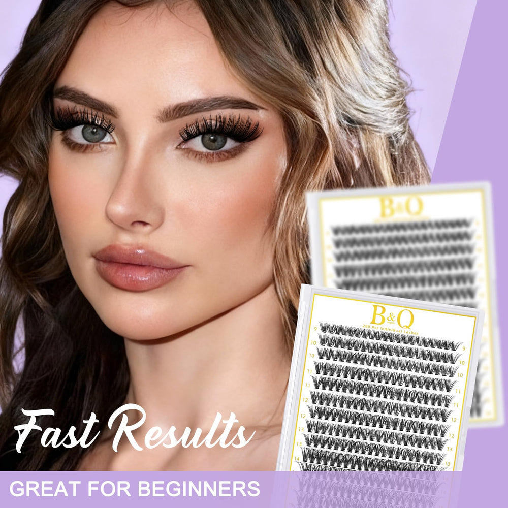 B&Qaugen DIY lash application at home saves time and money