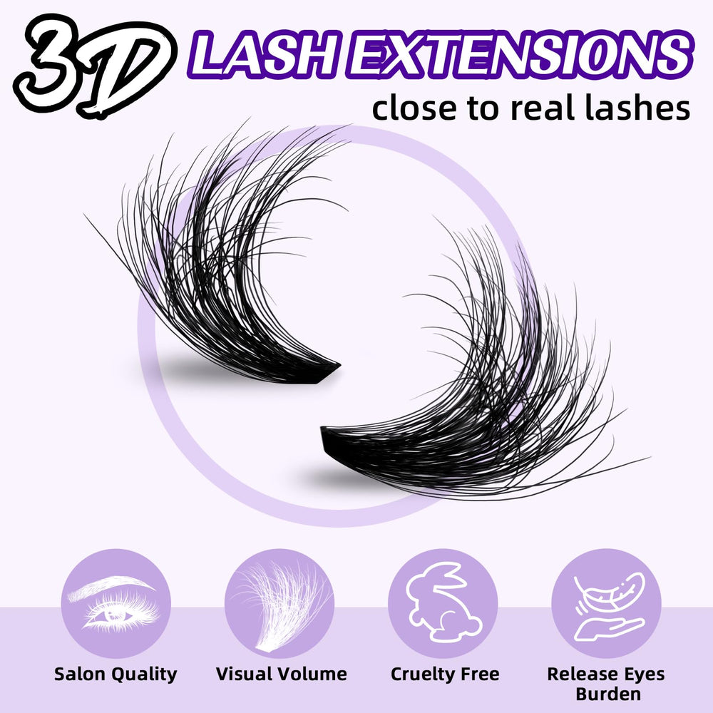 BQaugen diy-lash-kit compact-application-guide for quick at-home styling.