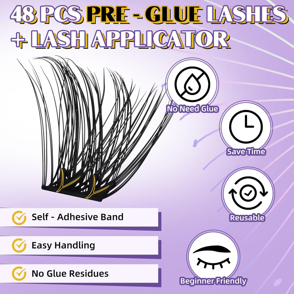 B&Qaugen dual-ended applicator helps place lashes and combs brows easily.