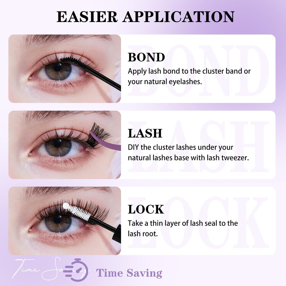 B&Qaugen Easy-apply lash clusters—beginner-friendly lashes in minutes