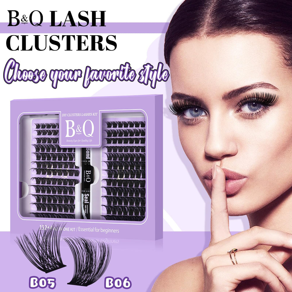 B&Qaugen ergonomic tweezer and brush for precise placement.