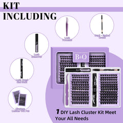 B&Qaugen eyelash bond and sealer for secure extensions.
