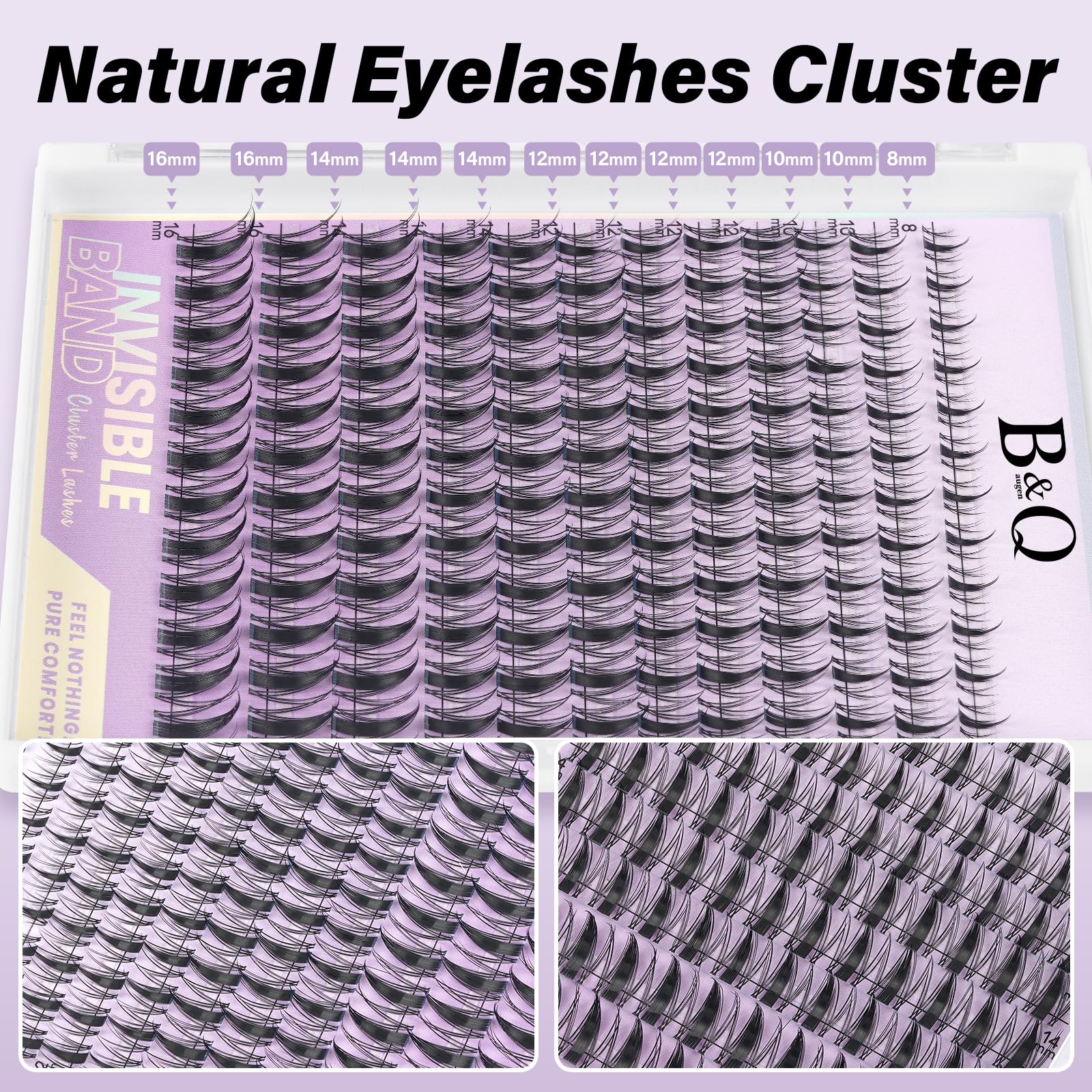 B&Qaugen lash clusters being applied showing easy DIY benefit