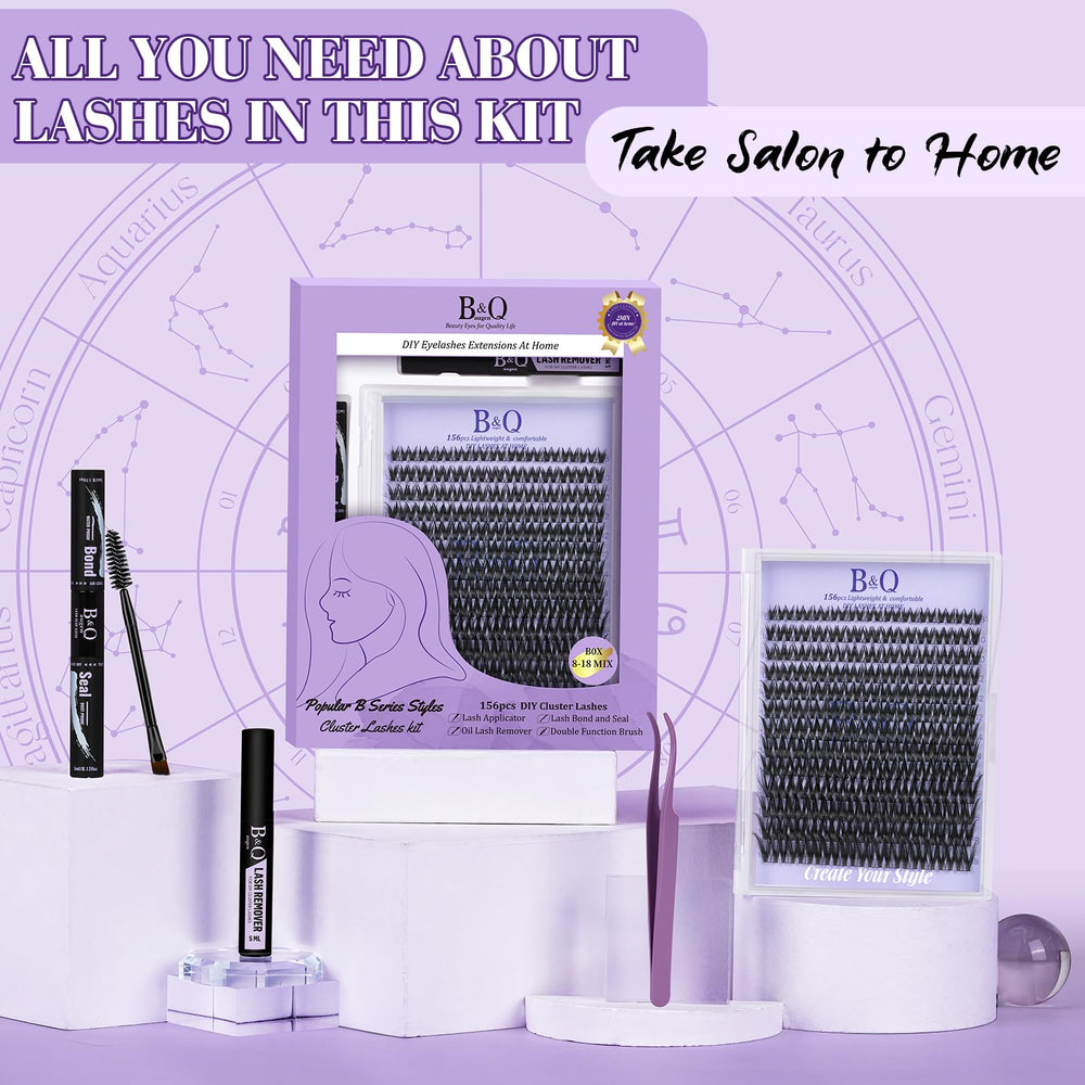 B&Qaugen Flora Lash Clusters kit varied-looks, from office to date night.